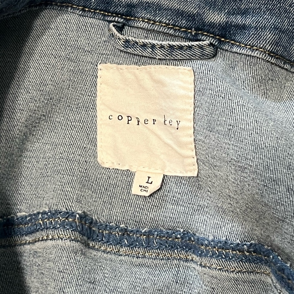 Copper Key Light Blue Denim Jacket - Picture 3 of 3